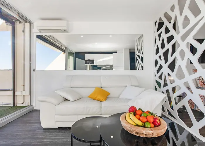 Apartment Blue Horizon Heliopolis Mit Meerblick Im Fkk-dorf Agde